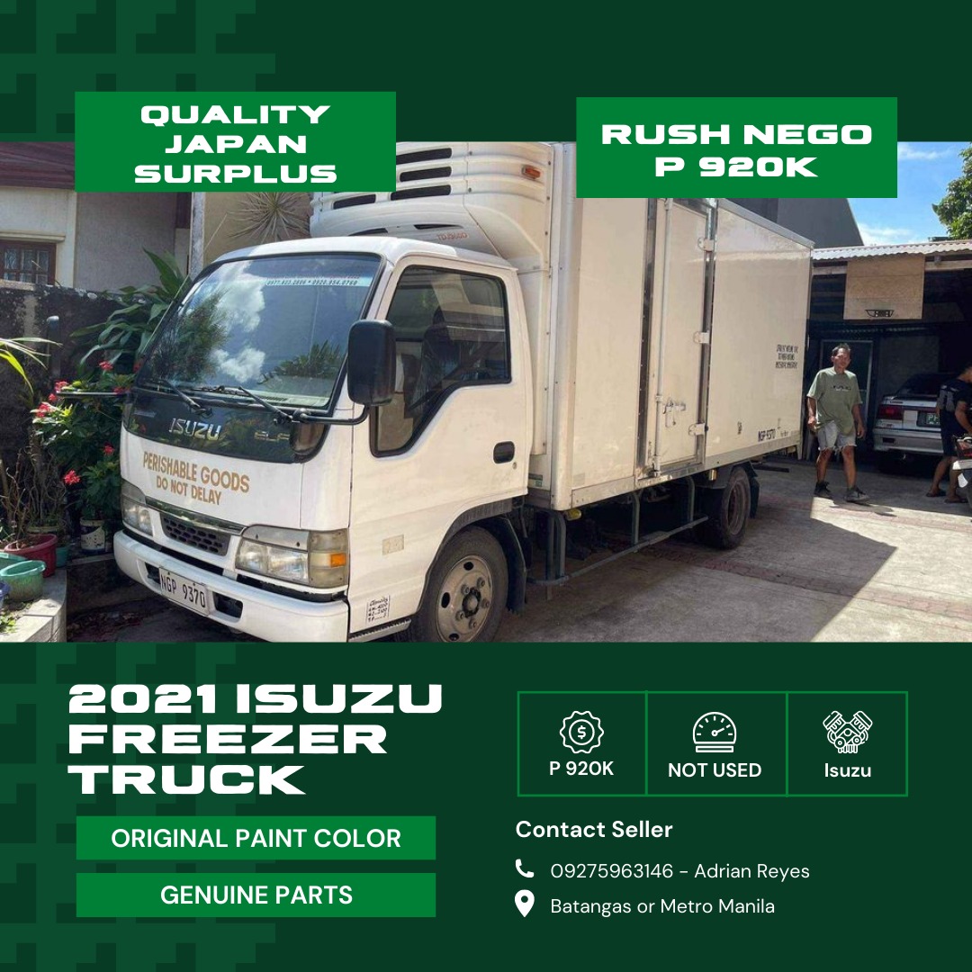 2021 Isuzu Elf Freezer Van, Special Vehicles, Heavy Vehicles on Carousell