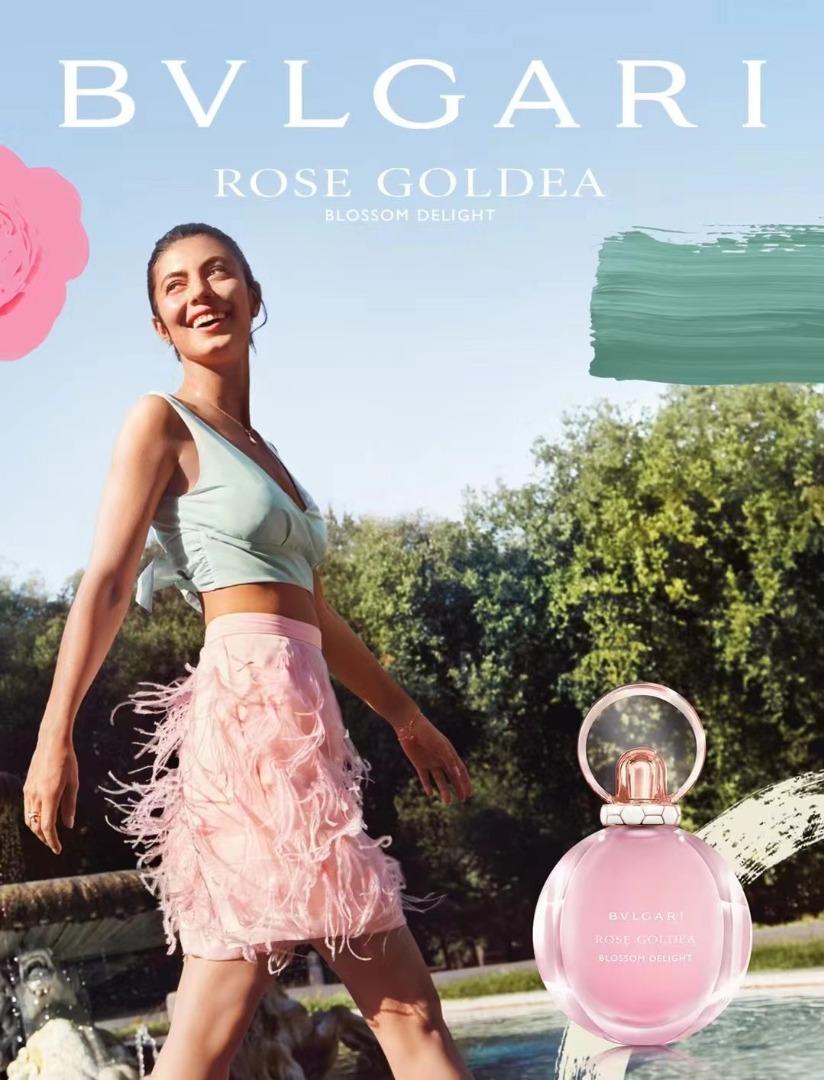 2022新款) Bvlgari 歡沁玫香女士淡香水50ml Rose Goldea Blossom
