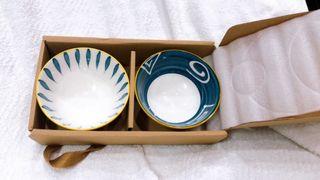 精緻日式瓷碗2入禮盒