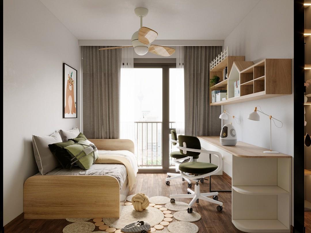 3D rendering (Category: Desktops) located in Singapore. Submitted by davistran (Listing ID 1157788111, Image 2). Description: Deisign interior with $30 per Layout dwg and 3D Rendering from $69 per view..