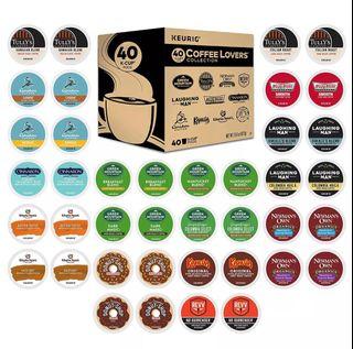 40 K-CUP PODS COFFEE LOVERS COLLECTION