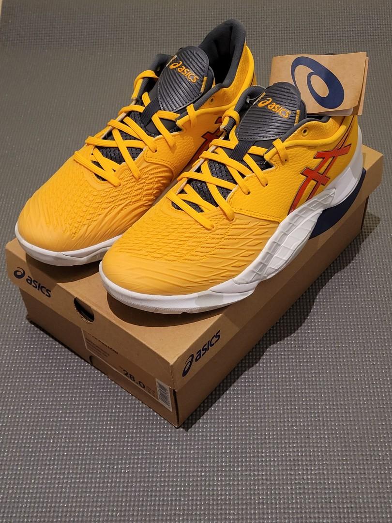 全新) Asics Unpre Ars low US 10 (28cm) 籃球鞋basketball yellow