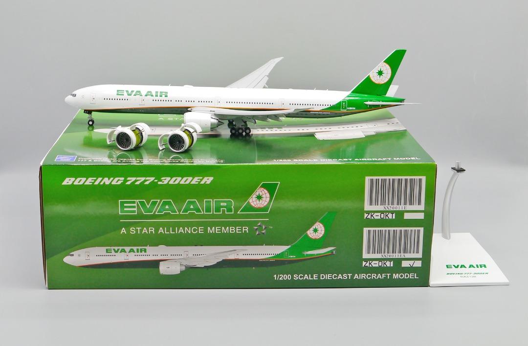 限時優惠] JC WINGS XX20011EA 1/200 EVA Air Boeing 777-300ER 