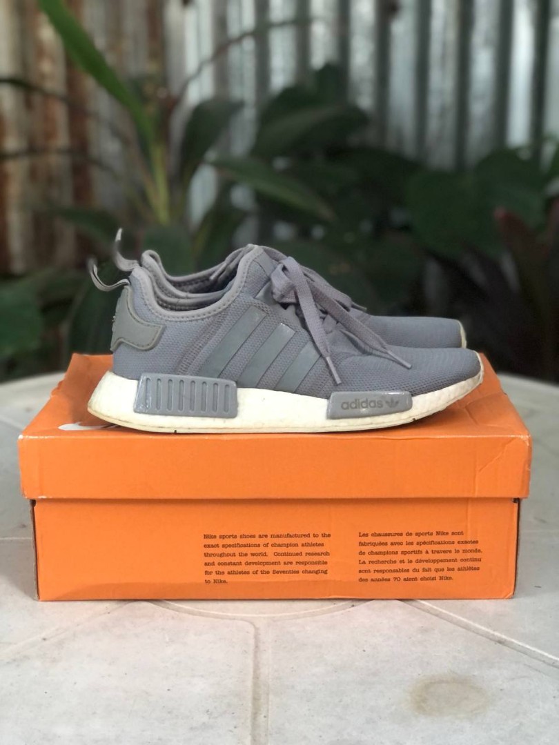 Overskyet Prime Rough sleep Adidas NMD R1 Grey Authentic, Women's Fashion, Footwear, Sneakers on  Carousell