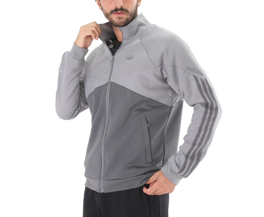 Adidas poly track best sale top