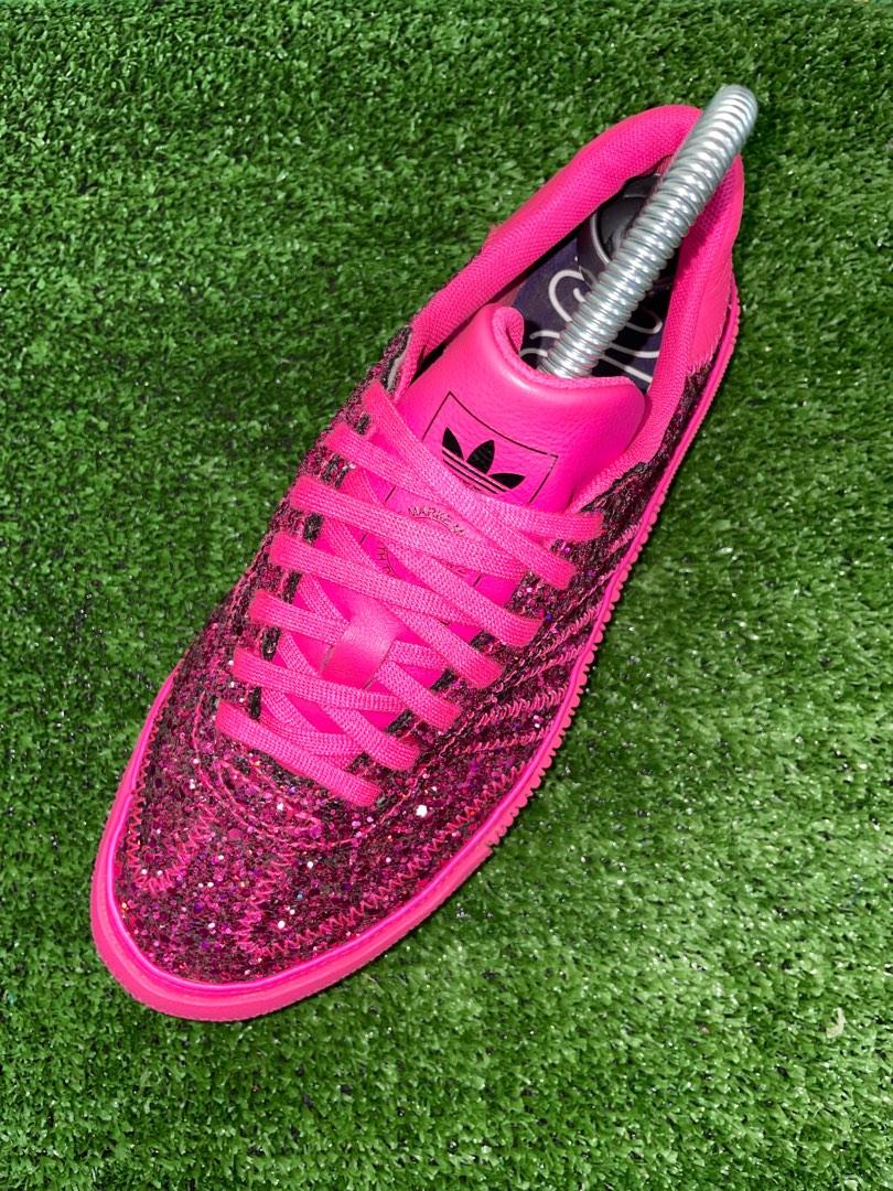 LUCKY STEP Fashion Glitter Sneakers for Womens/Girls Silp On Running Shoes  Lightweigt Tennis Walking Sneakers(Hot Pink,7B(M)US) - Walmart.com
