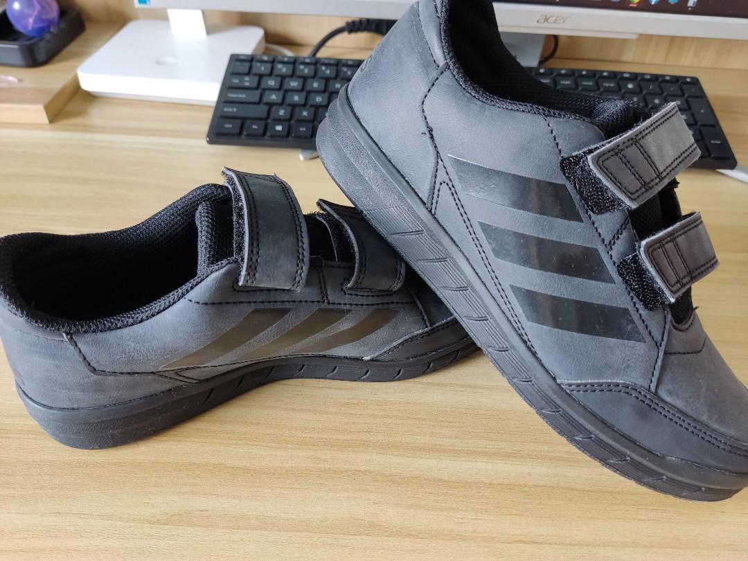Adidas School Shoes (Whole Black) UK 4, Hobbies & Toys, Stationery