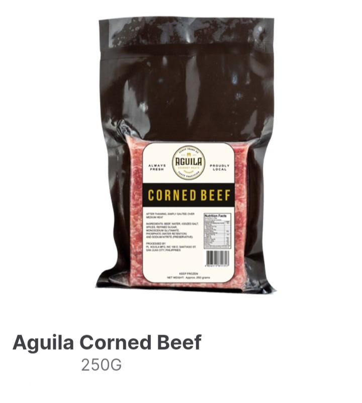 Aguila Corned Beef, Food & Drinks, Chilled & Frozen Food on Carousell