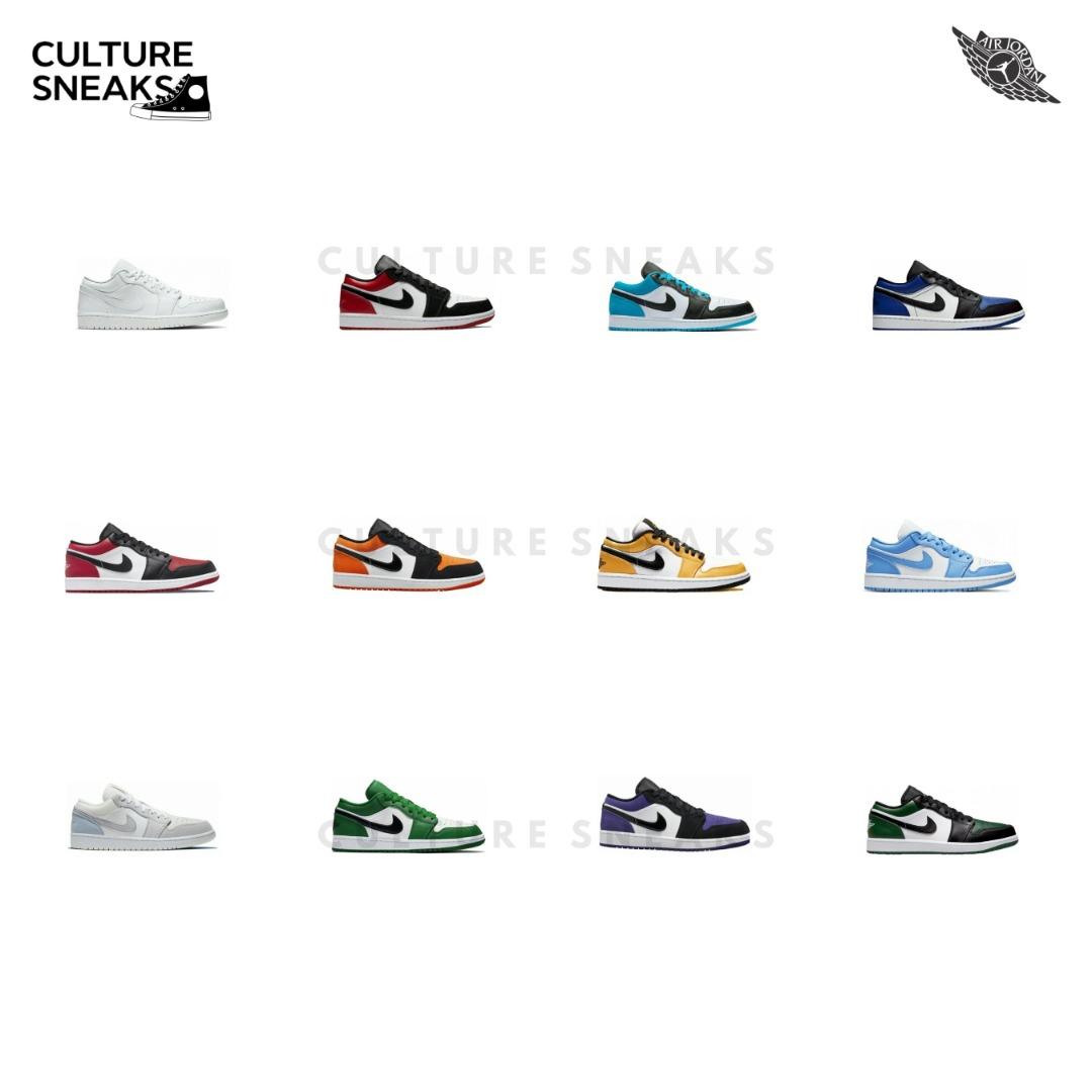 every jordan 1 low colorway