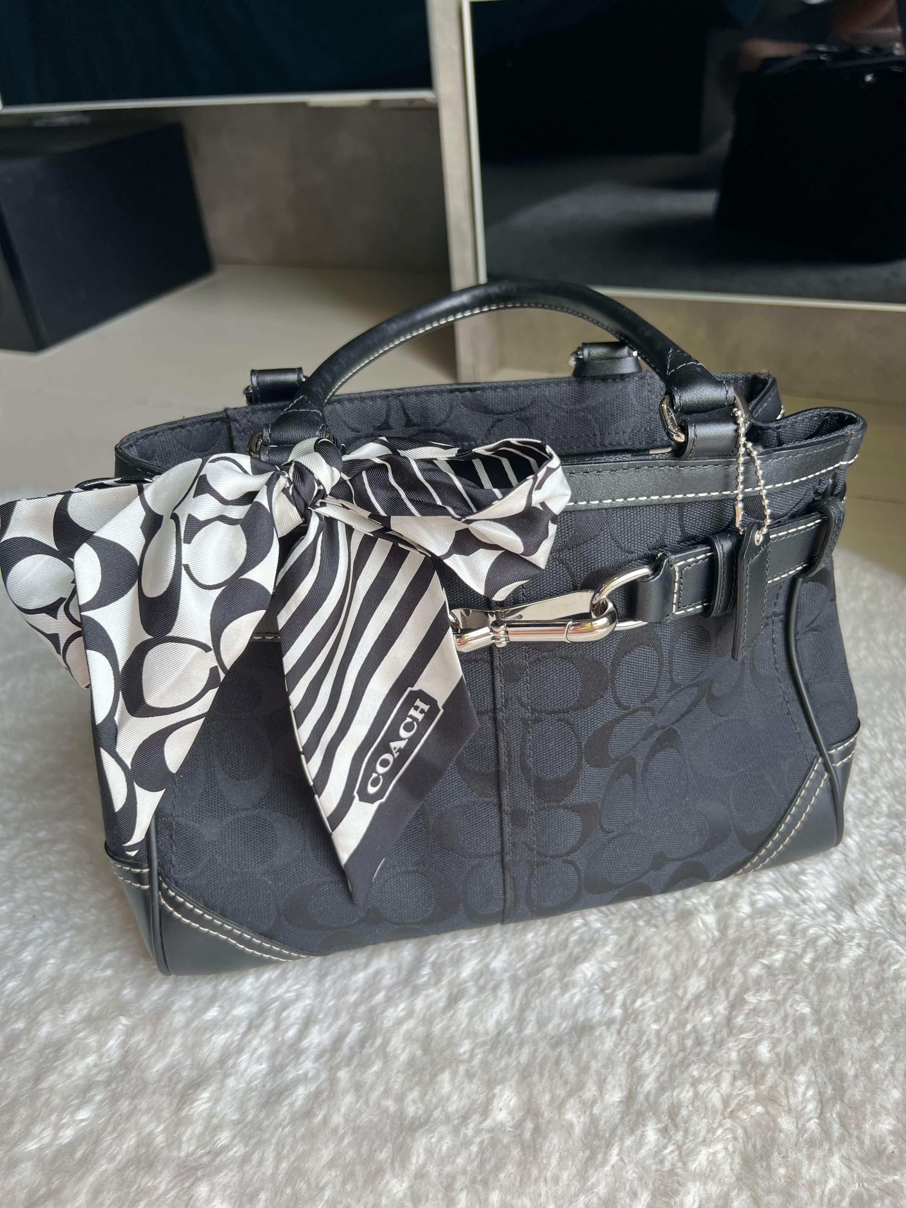 Coach purse scarf deals