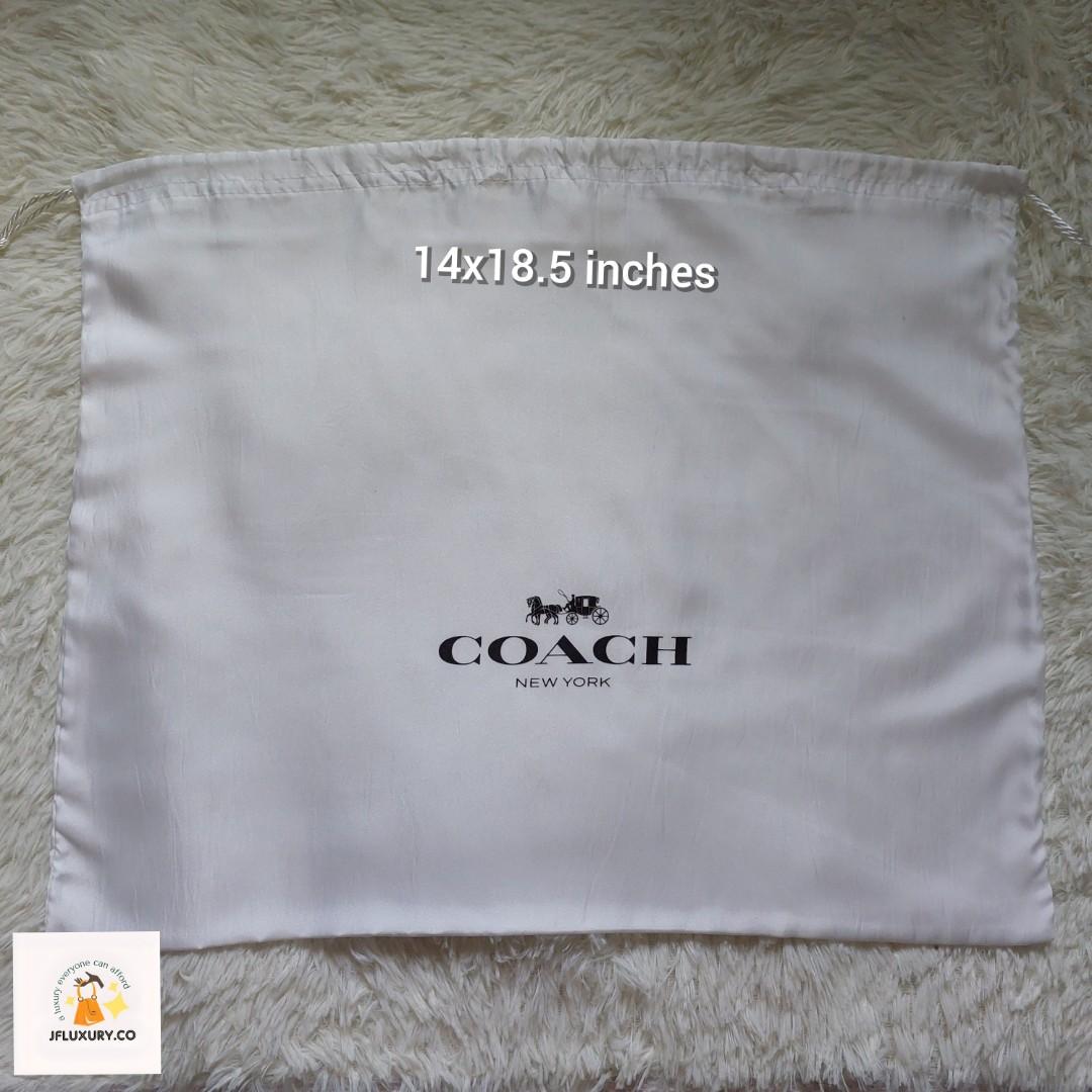 Original coach online dust bag