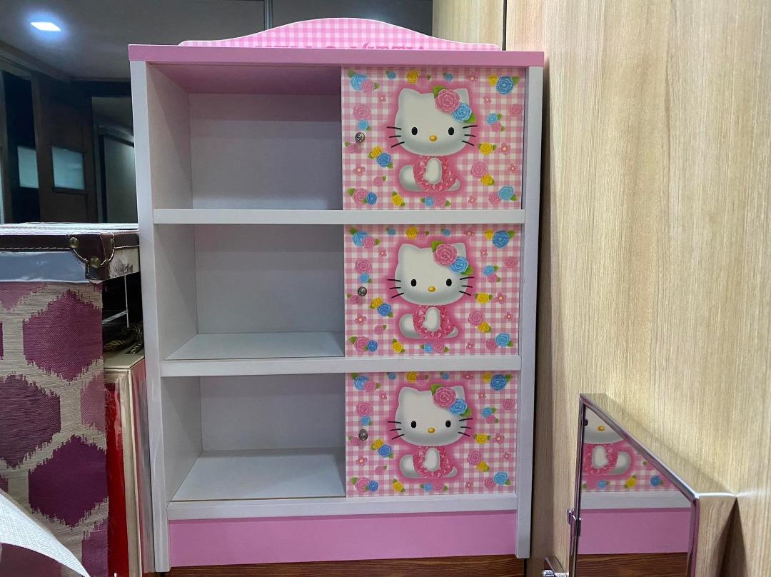 Authentic Sanrio Hello Kitty Classic Pink Cabinet, Furniture & Home ...