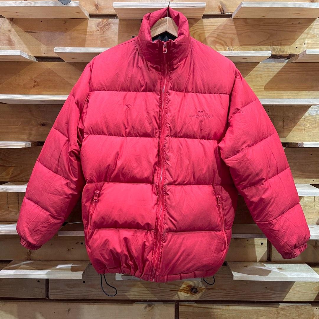 Buy Balenciaga Soccer Puffer Padded Jacket  Red At 30 Off  Editorialist