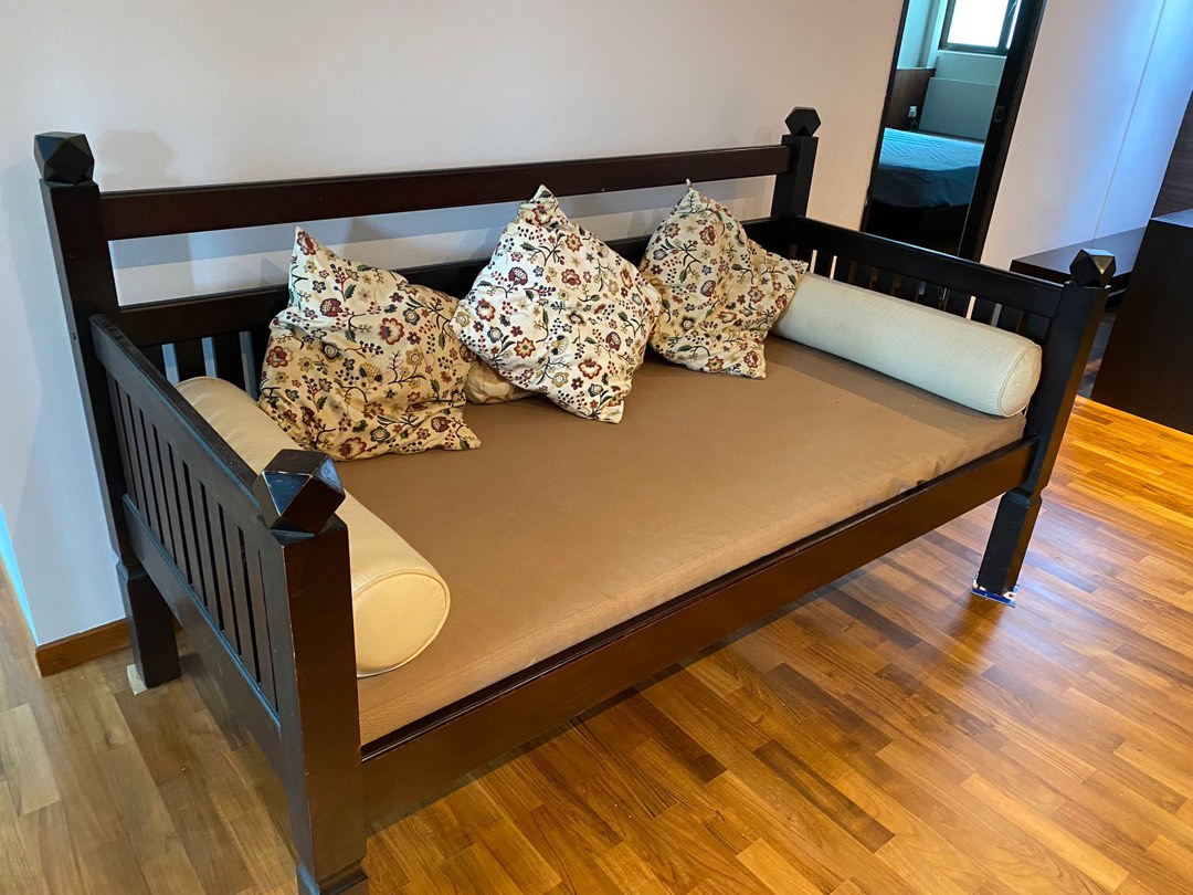 Balinese Day bed, Furniture & Home Living, Furniture, Bed Frames