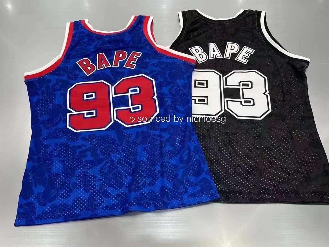 BAPE X MITCHELL & NESS BROOKLYN NETS JERSEY TANKTOP, Men's