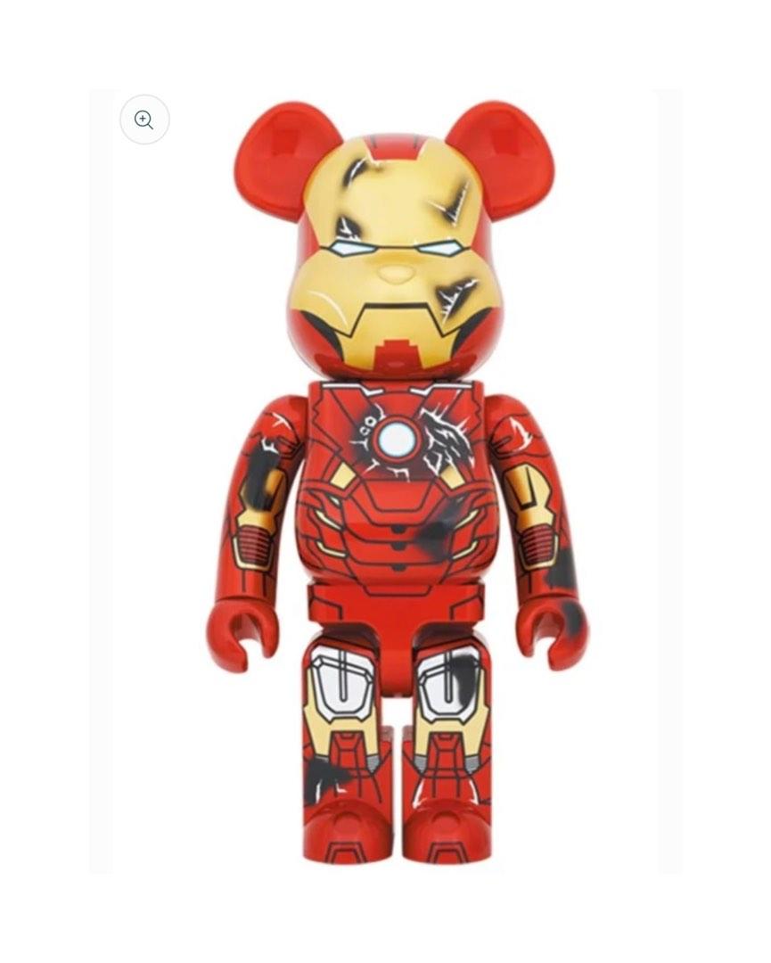 Bearbrick Iron Man Mark VII Damage Ver.1000%, 興趣及遊戲, 玩具