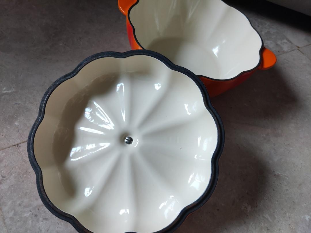Berndes Pumpkim cast iron pot, Furniture & Home Living, Kitchenware