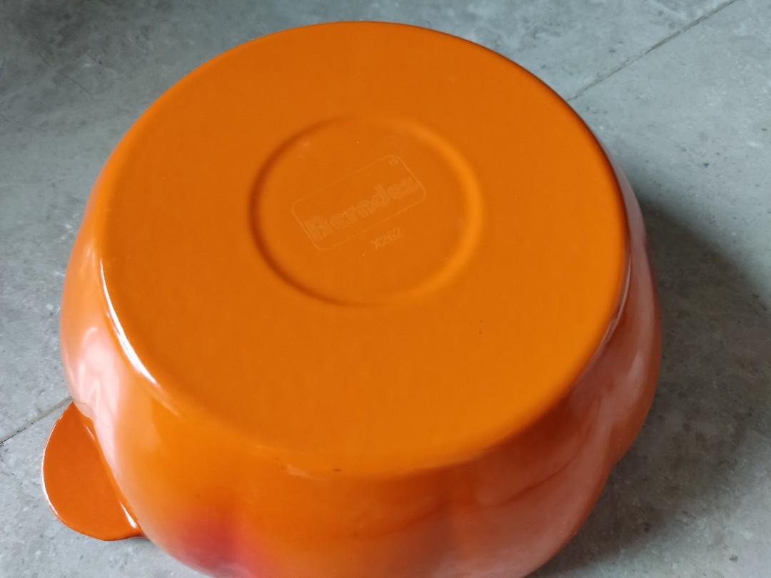 Berndes Pumpkim cast iron pot, Furniture & Home Living, Kitchenware