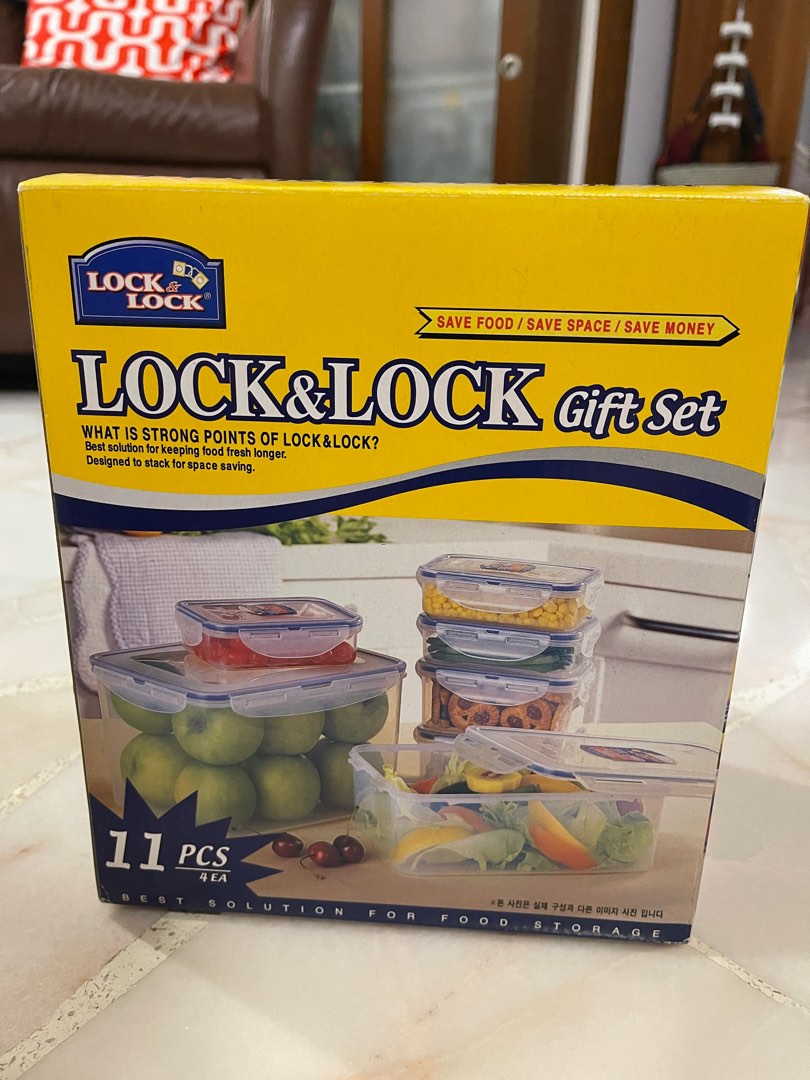 BNIB Lock & Lock Food containers, Furniture & Home Living, Kitchenware