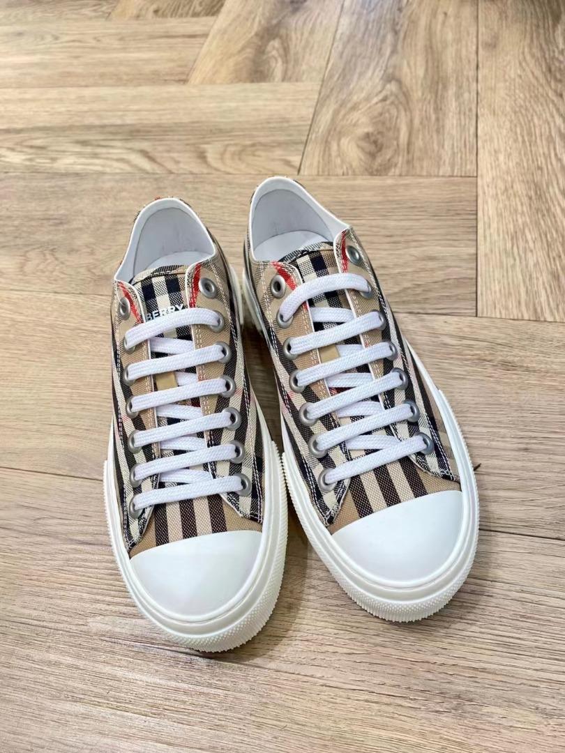 Vintage check cotton sneakers discount