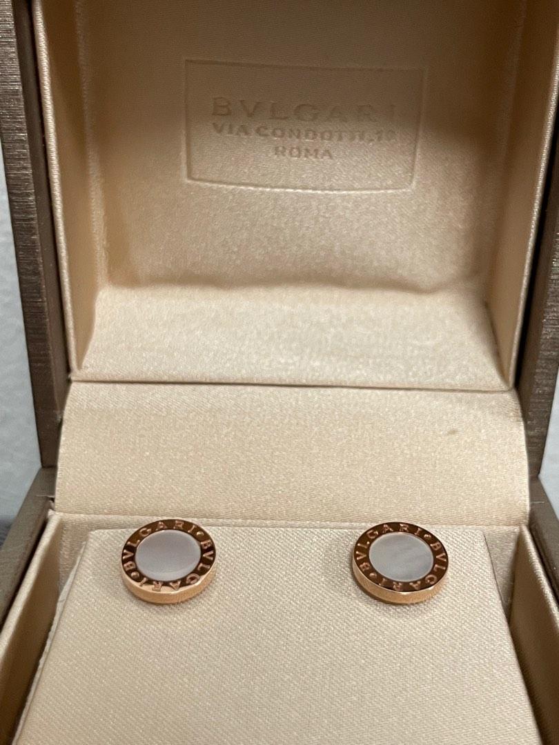 Bvlgari earrings online mother of pearl