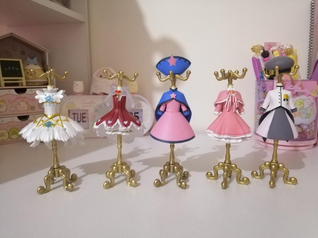 Japan Bandai Gacha Capsule Torso Cardcaptor Sakura jewelry rack holder Set  4pcs