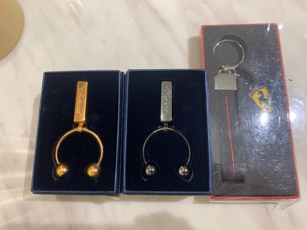 Chopard and Ferrari key holder, Luxury, Accessories on Carousell