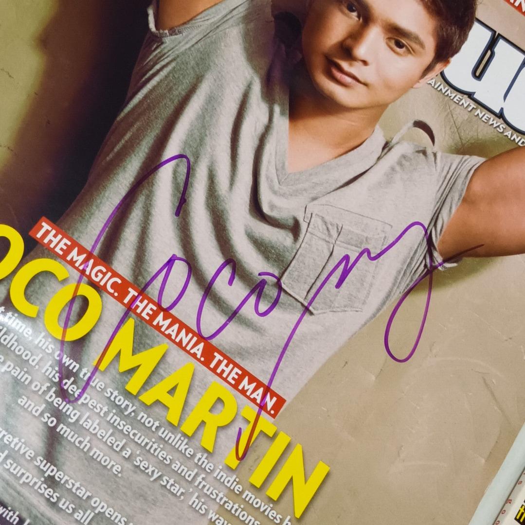 COCO MARTIN MAGAZINES WITH AUTOGRAPH PLUS FREEBIES, Hobbies & Toys
