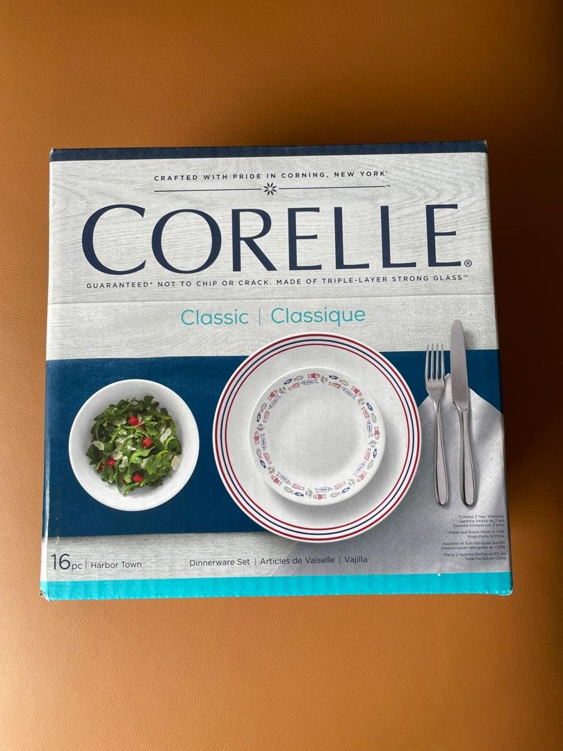 Corelle Harbour Town (sailor themed) Dinner Set, Furniture & Home