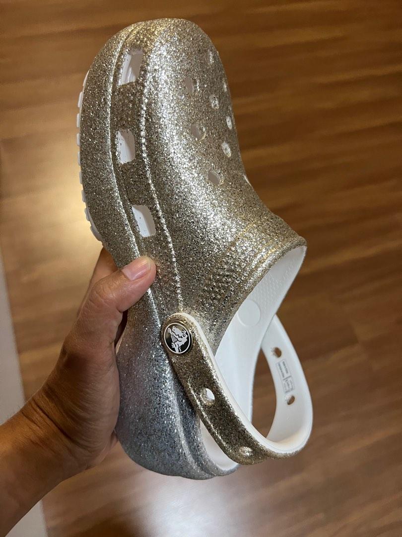 Ombre glitter crocs on sale