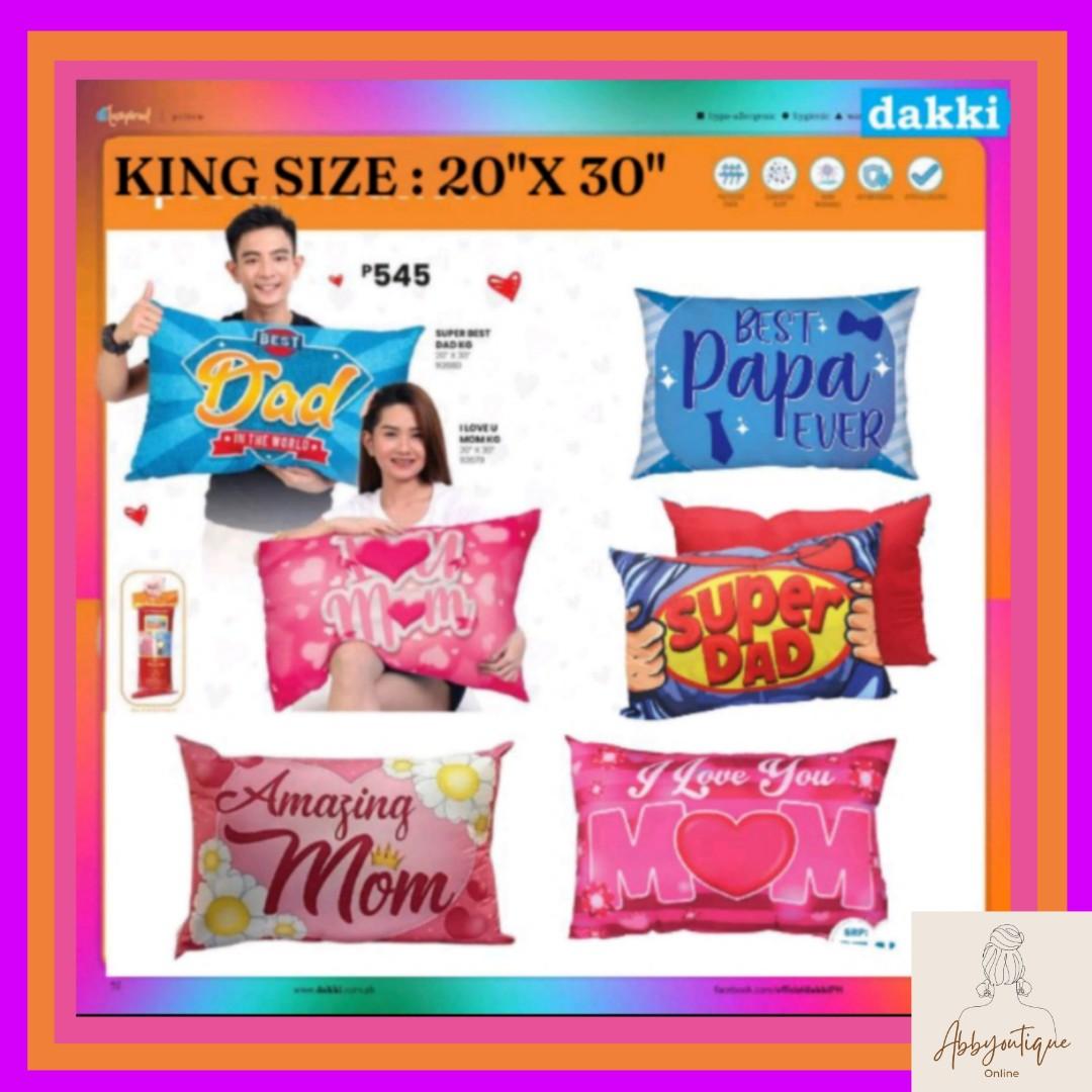 DAKKI Best Dad Best Mom Pillows