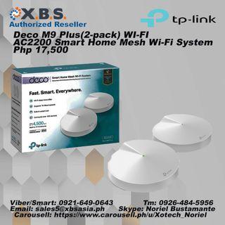 Deco M9 Plus(2-pack) WI-FI AC2200 Smart Home Mesh Wi-Fi System