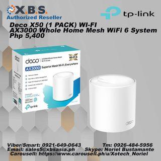 Deco X50 (1 PACK) WI-FI AX3000 Whole Home Mesh WiFi 6 System