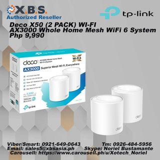 Deco X50 (2 PACK) WI-FI AX3000 Whole Home Mesh WiFi 6 System
