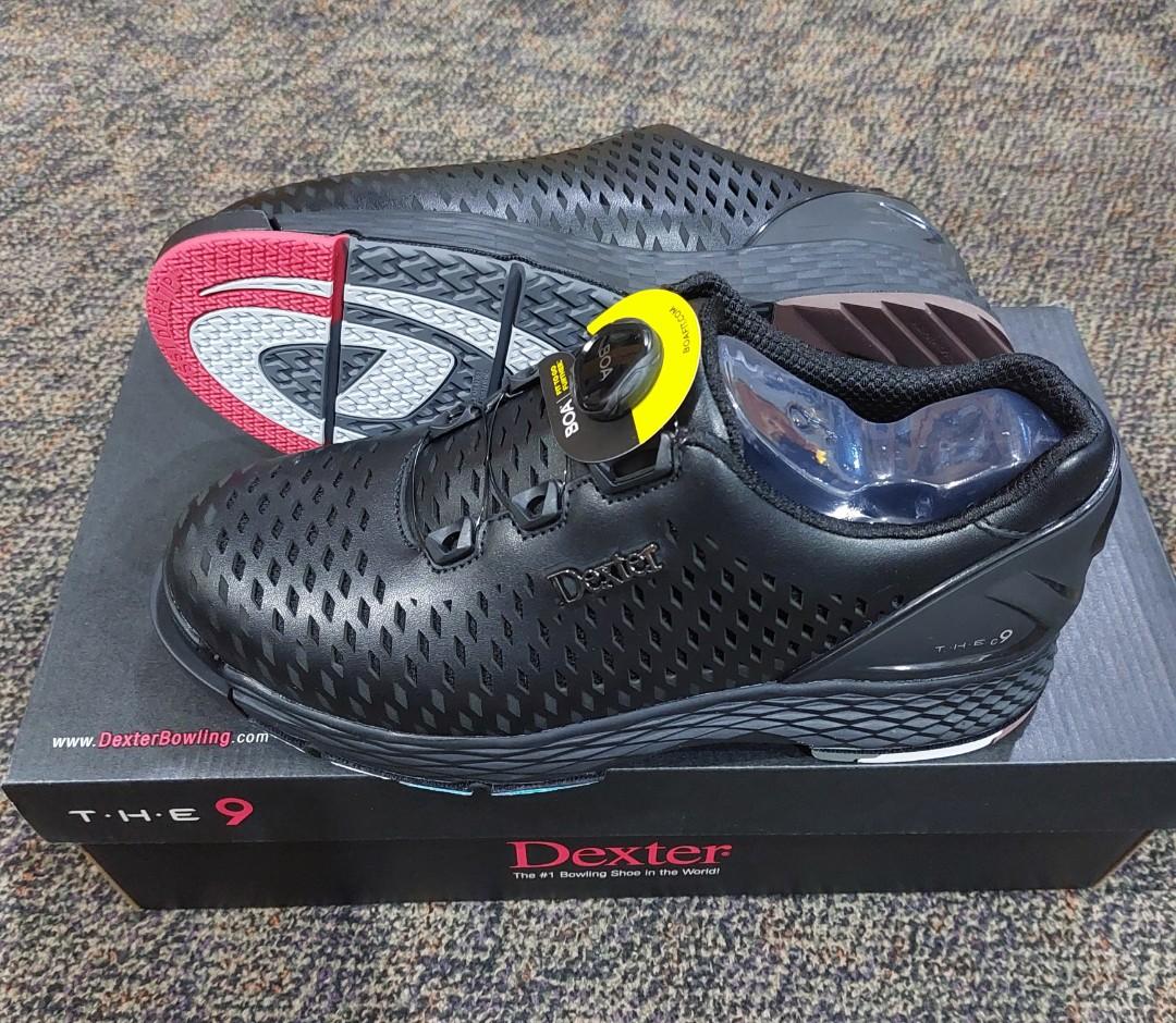 Sale!!! Dexter THE C9 Lazer Black Wide BOA Bowling Ball Shoes, Sports