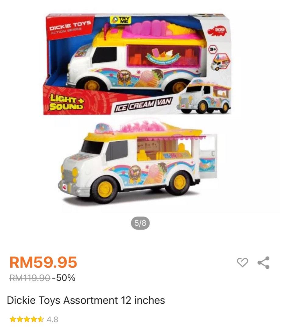 Dickie Toys ice cream truck, Hobbies & Toys, Toys & Games on Carousell