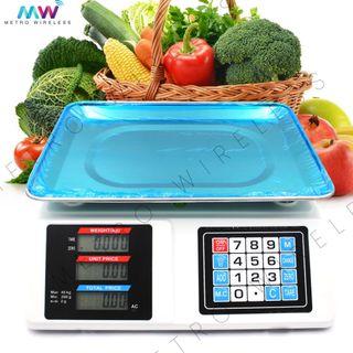 Digital Scale 40 kg Timbangan Kitchen Store Scale Electronic Pricing Scale Random Design ZH1335-1