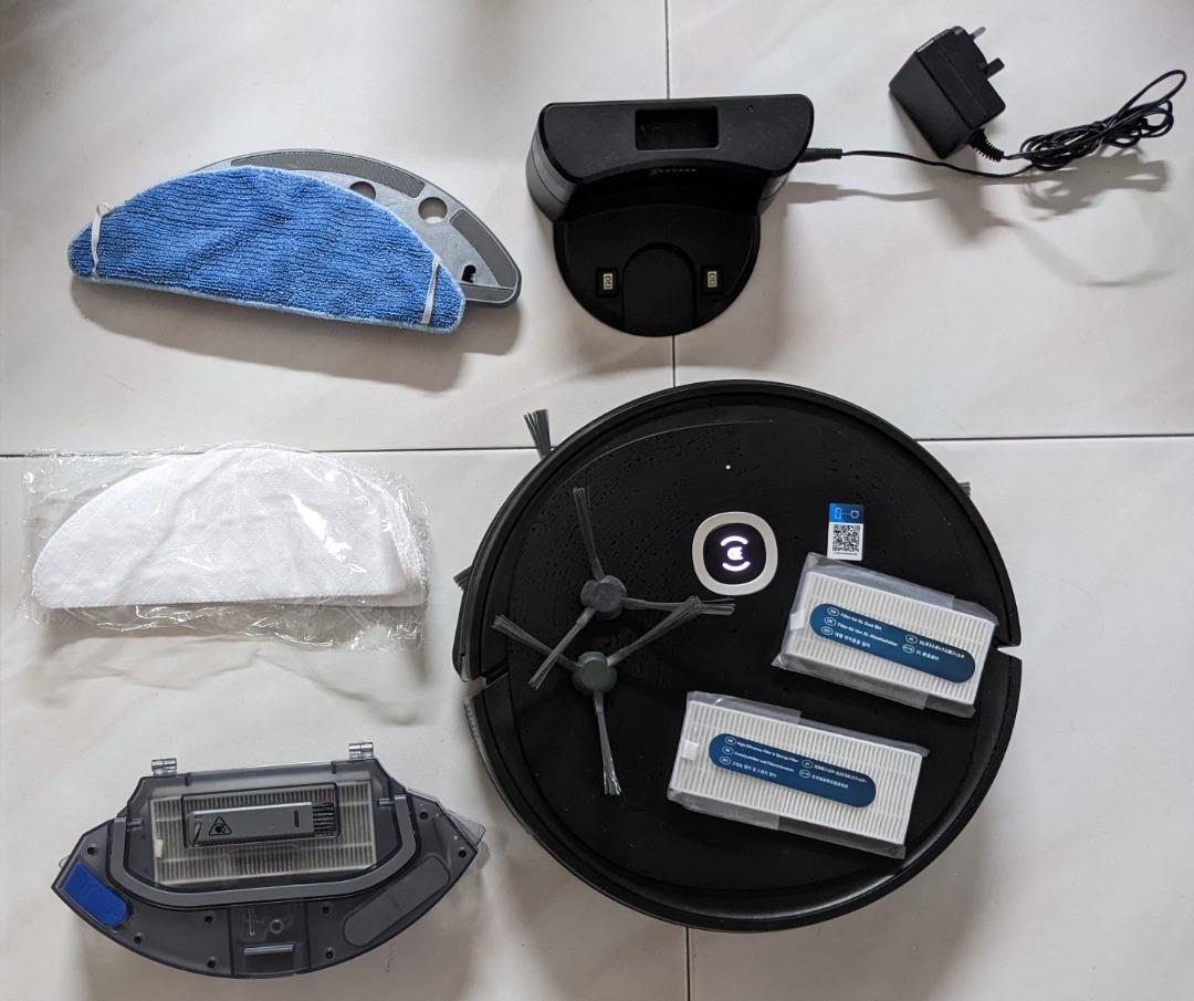 ECOVACS DEEBOT U2 Pro Cordless Robotic Vacuum + Mopping Cleaner, TV