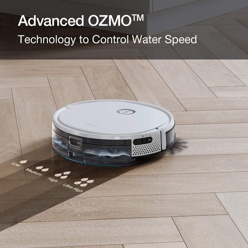 Ecovacs DEEBOT U2 Robot Vacuum Cleaner with Mop, Robotic Vacuum Cleaner