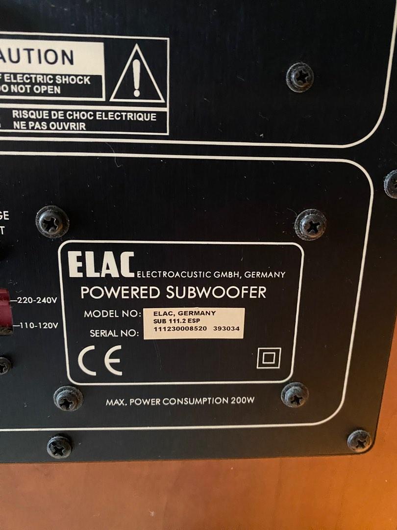 ELAC Subwoofer, Audio, Soundbars, Speakers & Amplifiers on Carousell