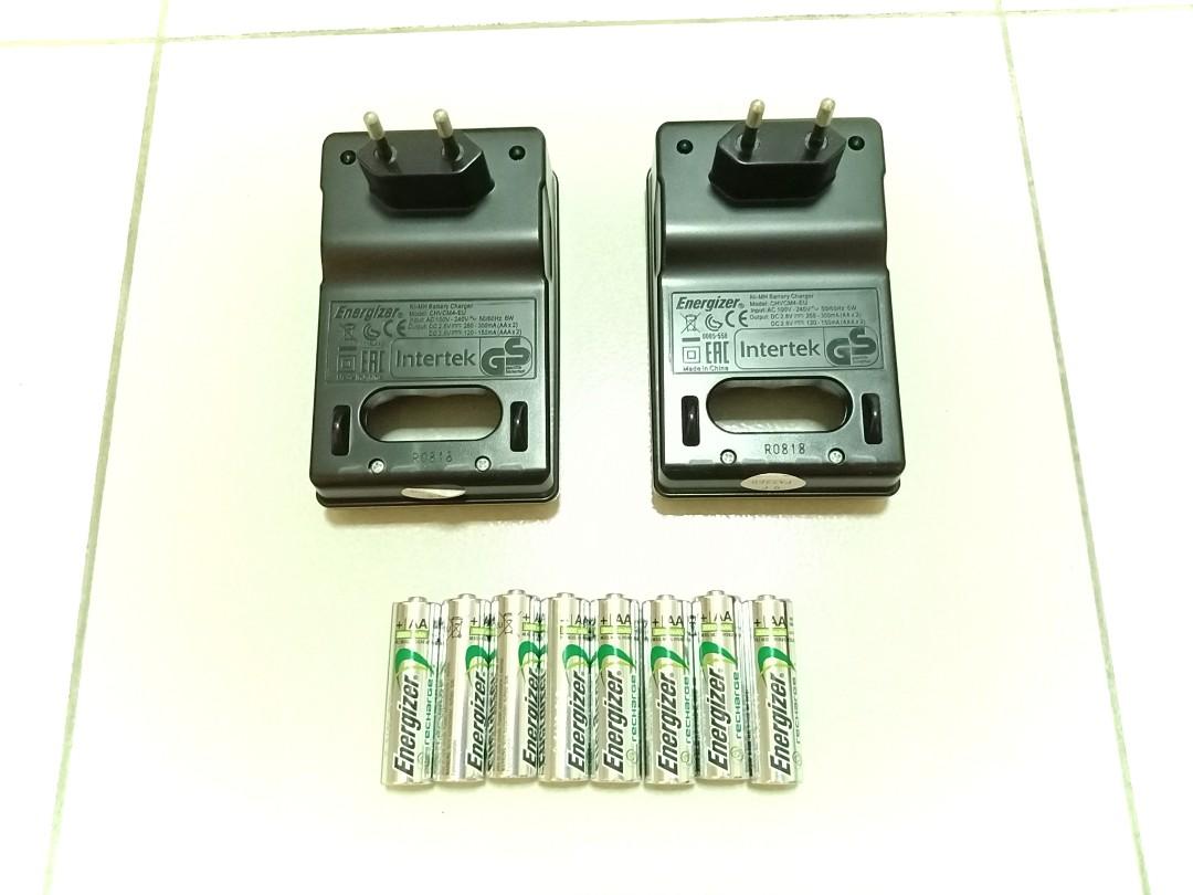 Energizer Rechargeable Battery Charger plus Rechargeable Battery