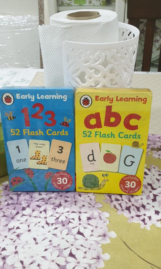 Flashcards Ladybird Early Learning Alphabet & Number and Usborne