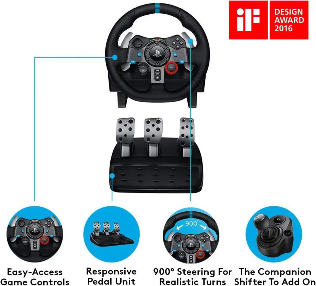 (Floor Pedals Only) Logitech G29 Driving Force Racing Wheel and Floor Pedals, Real Force