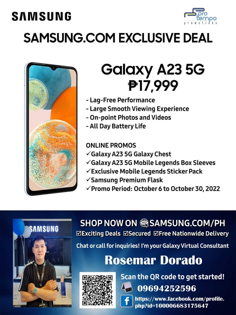 Samsung Galaxy A23 5G Promo – Guanzon Merchandising Corporation