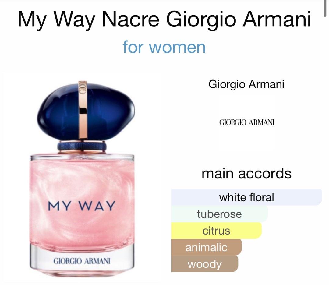 My way tester discount armani