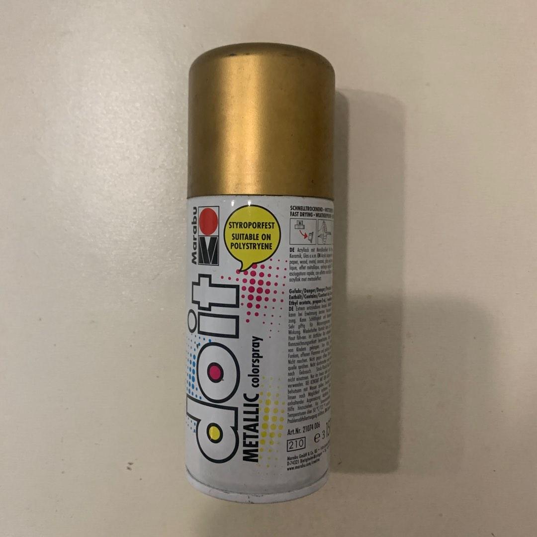 Gold Metallic Matte & Glossy Spray Paint, Hobbies & Toys, Stationery & Craft, Other Stationery
