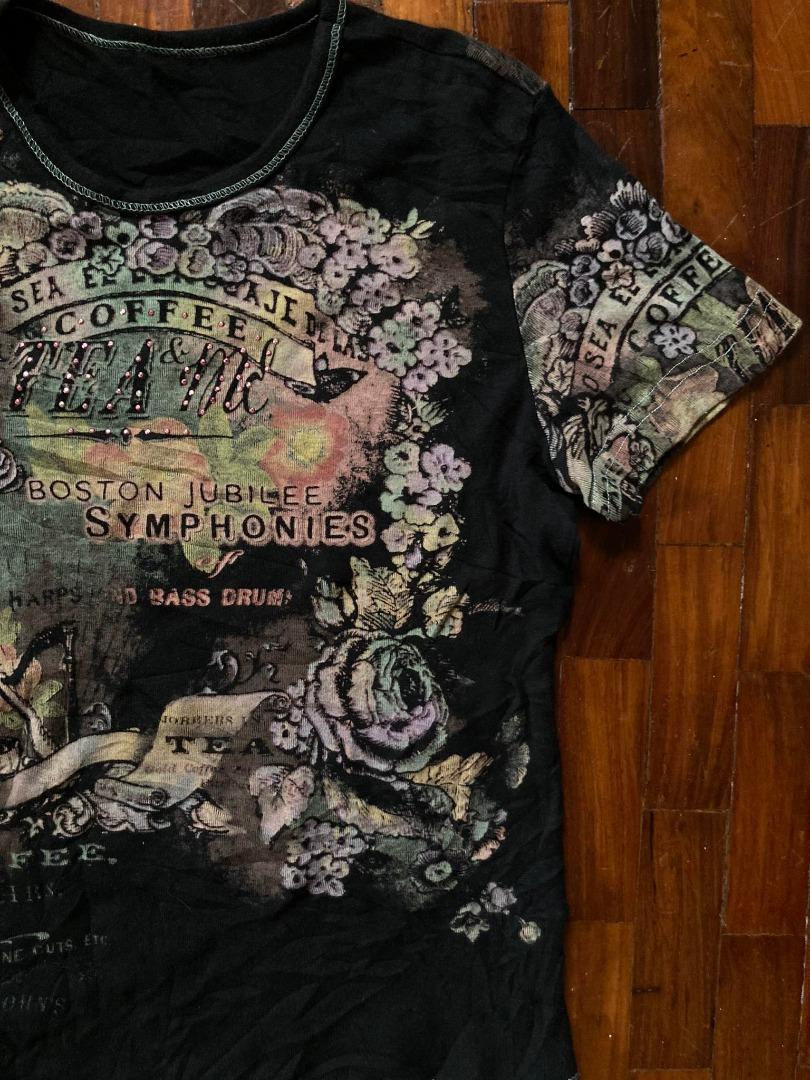 Goth Y2K Top Jubile Symphonies, Women's Fashion, Tops, Shirts on Carousell