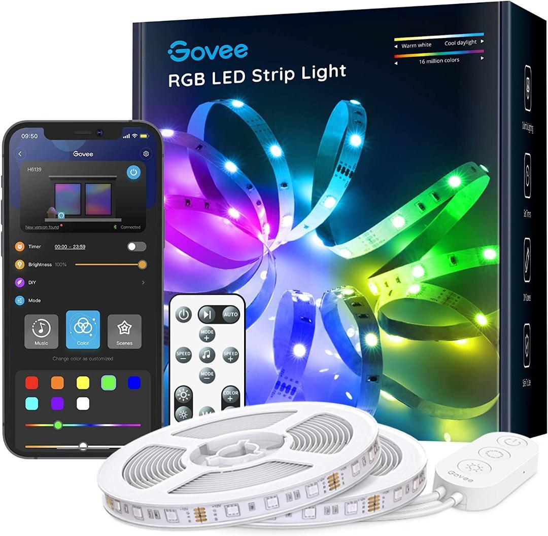 Govee LED Lights 5m, Bluetooth RGB LED