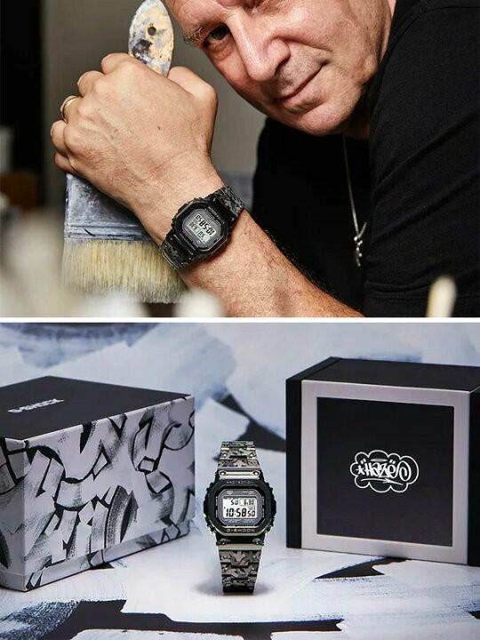 先行預購] 40週年限定型號Casio G-SHOCK 40th Anniversary G-SHOCK x ERIC HAZE FULL METAL  5000 SERIES GMW-B5000EH-1JR Casio手錶送禮生日禮物聖誕禮物, 運動產品, 行山及露營-