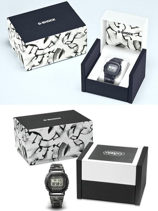 先行預購] 40週年限定型號Casio G-SHOCK 40th Anniversary G-SHOCK x ERIC HAZE FULL METAL  5000 SERIES GMW-B5000EH-1JR Casio手錶送禮生日禮物聖誕禮物, 運動產品, 行山及露營-